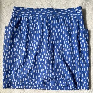 Blue Patterned Women's Skirt from Chicos
